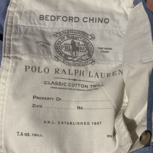 Polo Ralph Lauren men's pants like new, light blue, size S