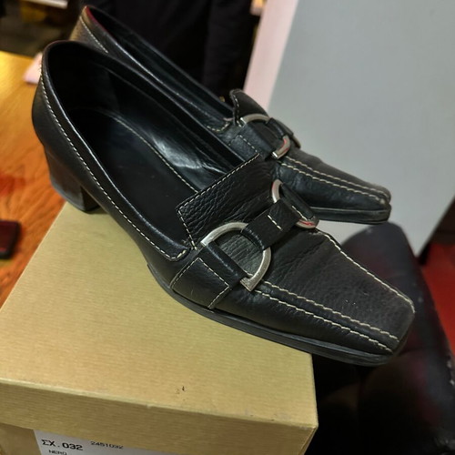 Bottega shoes used, leather, size 38