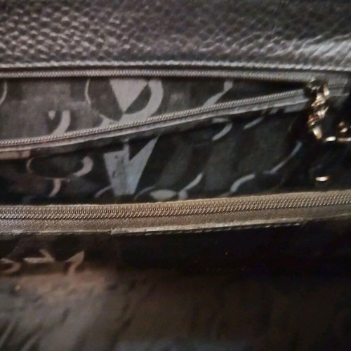 Leather vintage shoulder bag Salvatore Ferragamo used, black