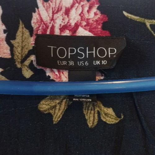 Topshop floral short dress size EU 38 like new