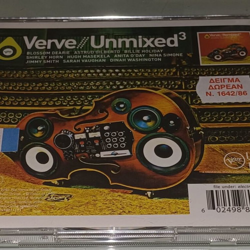 Verve Remixed 3 - Verve Unmixed 3 2CD new, jazz