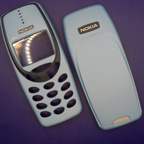 Nokia 3310 / 3330 housing light blue like new