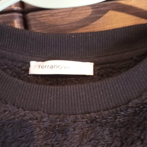 Fur black Terranova blouse like new