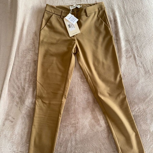 Moutaki pants new, beige-brown, slim fit, size S