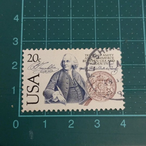 United States stamp 1983 treaty of amity and commerce like new