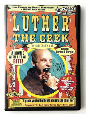 Luther the Geek DVD like new, thriller horror