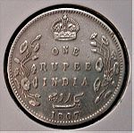  British India 1 Rupee 1907- Edward VII.