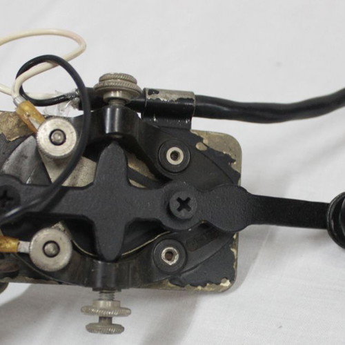 WW2 American Army Morse Code Foot Mechanism used