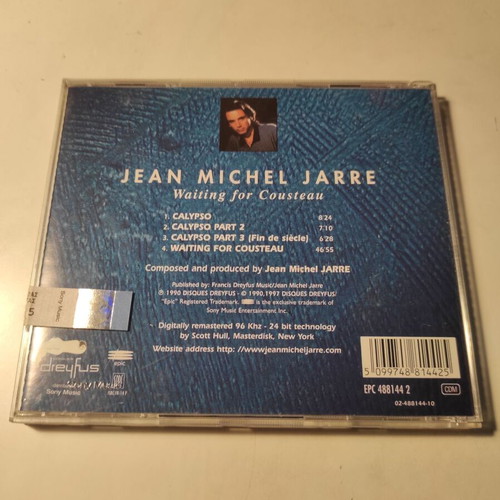 Jean Michel Jarre Waiting for Cousteau CD like new, electronic