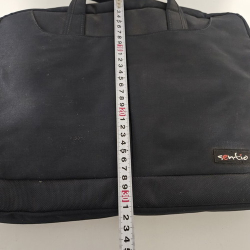 Laptop bag like new with many pockets, black