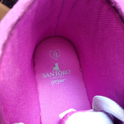 Santoro London Gorjuss high sneakers size 31 new