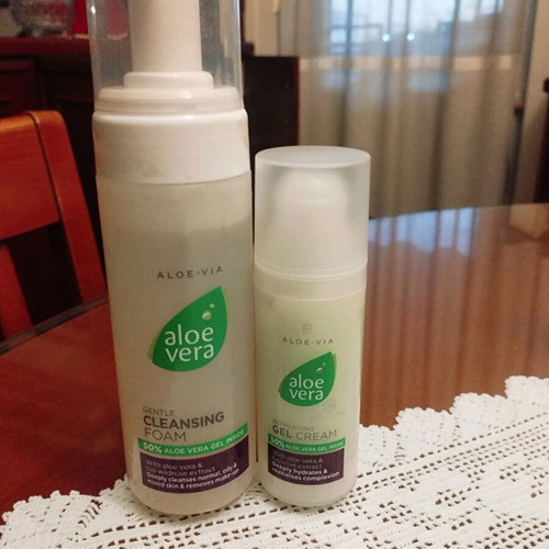 Aloe Vera skincare set for combination and oily skin new