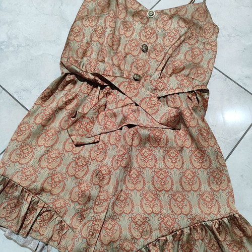Lynne overall shorts like new, brown and green