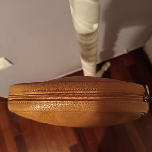 Longchamp crossbody bag like new, beige leather