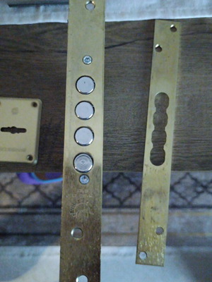 Lock cylinder upper installation used