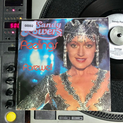 Sandy Powers Feelings vinyl 7" single used, pop