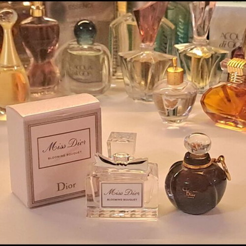 Dior Miss Dior Blooming Bouquet και Esprit Poison vintage μινιατούρες