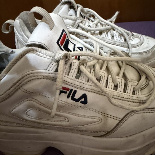 Fila Disruptor platform sneakers, size 37.5