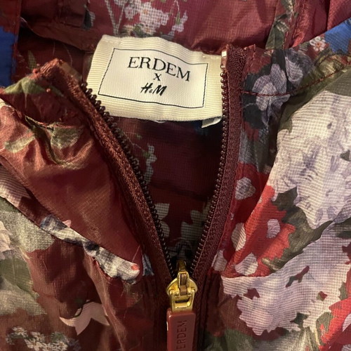 H&M x Erdem Waterproof Jacket like new, multicolor, medium size