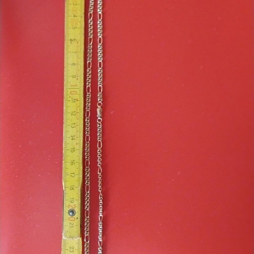 Gold Figaro Chain Necklace 14K 12.9g like new