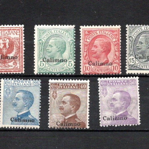 Dodecanese Italian stamps new, with Karpathos marking, unsealed without hinge
