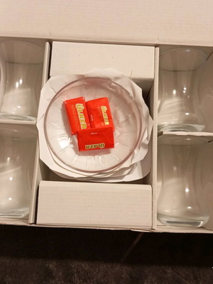 Pasabance 12-piece Turkish tea glass and saucer set new