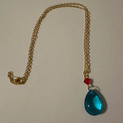 Hauru necklace from Howl's Moving Castle like new, zinc and PVC
