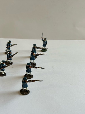 Del Prado Battle of Waterloo Prussian Army lead soldiers like new, pack of 35