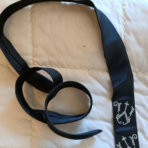Black tie with W design new