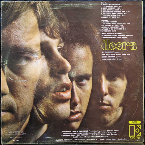 The Doors The Doors vinyl record used, rock
