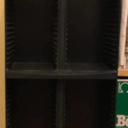 CD storage rack used, rotating stand for 240 CDs
