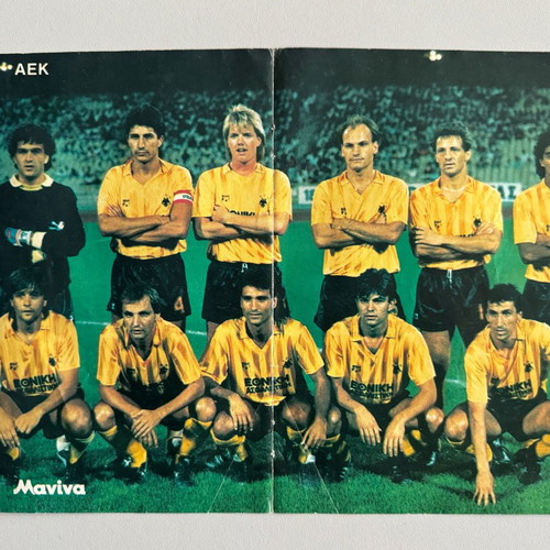 AEK 80's poster from Manina magazine & Sammy Hagar used