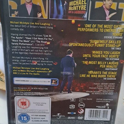 Michael McIntyre DVD like new, comedy