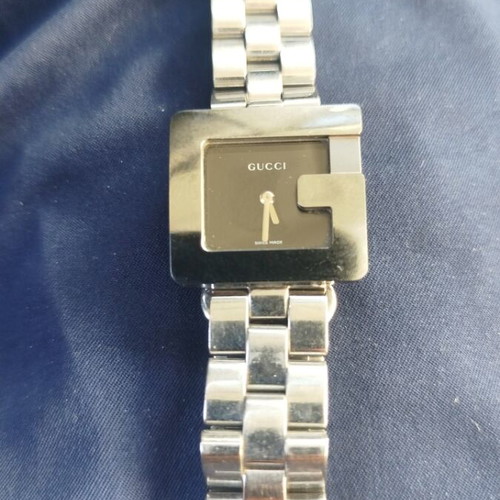 Ρολόι Gucci 3600m γυναικείο σαν καινούργιο, μαύρο