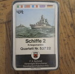Schmid card game set with planes, ships, trains, cars, retro
