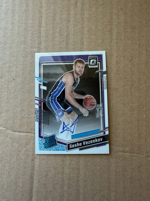 Panini Donruss Optic Rookie Sasha Vezenkov On Card Autograph σαν καινούργιο Ολυμπιακός