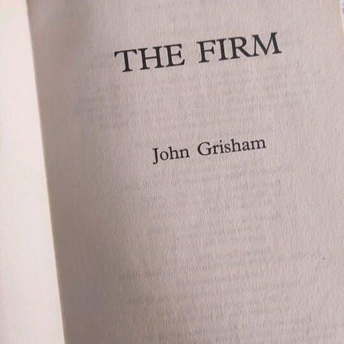 John Grisham The Firm used with yellowed pages