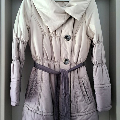 RAXEVSKY women's jacket S like new, beige with purple