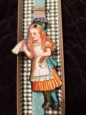 Easter candles with wooden decorations Alice in Wonderland new