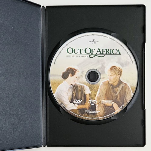 Out of Africa DVD like new with Greek subtitles