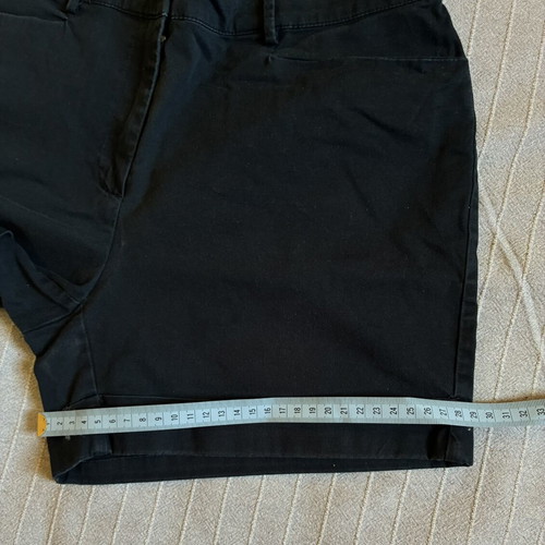 Mango dark blue stretch chino shorts size 38 M like new