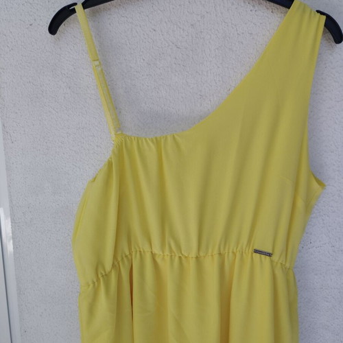 Matis yellow dress like new, asymmetrical, size L