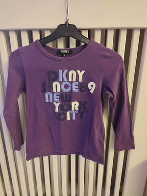 DKNY long sleeve shirt for 5 years old, used, purple