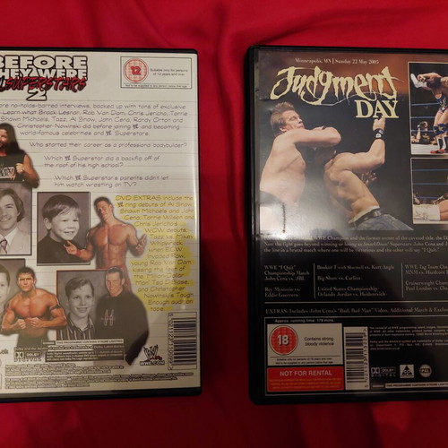WWE SmackDown DVD like new, dubbed