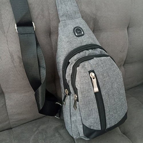 Shoulder bag crossbody new, gray