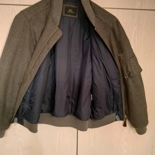 Lacoste men's winter jacket like new, double face, size XL