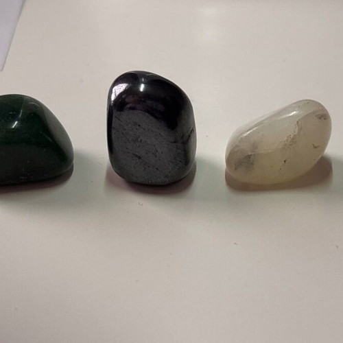 Semiprecious stones used, set of 3 for jewelry making