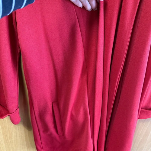 Red jacket with pockets like new