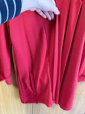 Red jacket with pockets like new