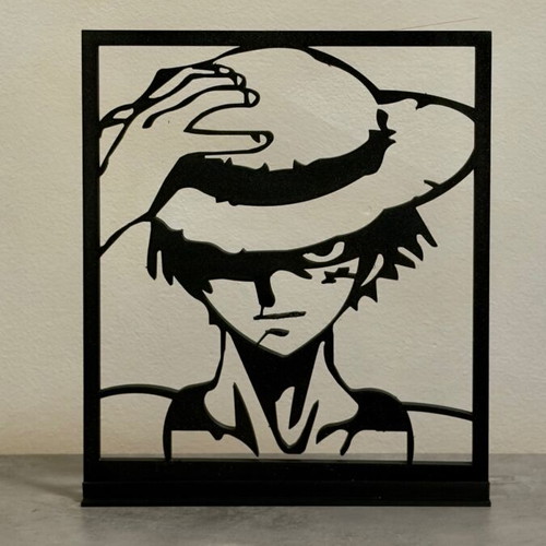 Luffy One Piece decorative anime display stand new, tabletop
